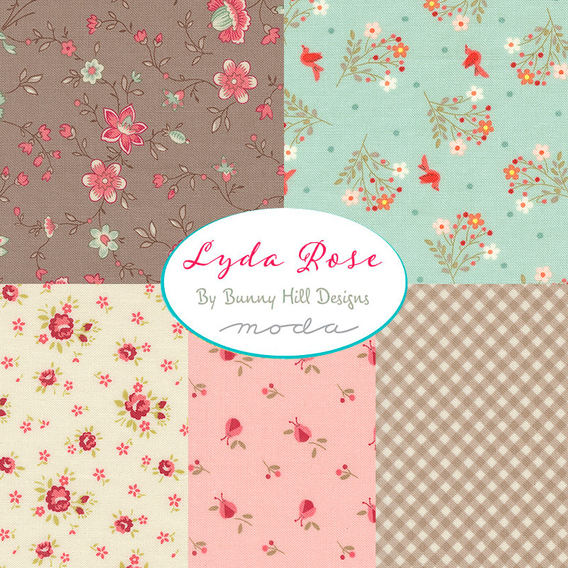 (25x25)moda Lyda Rose 5枚セット