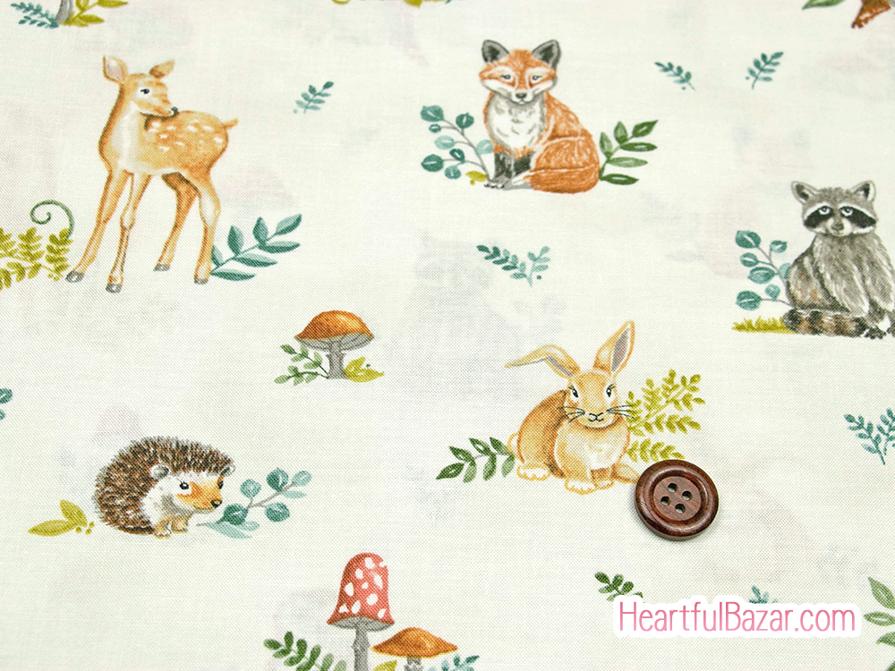 (110x51)moda Effie's Woods アニマル クラウド