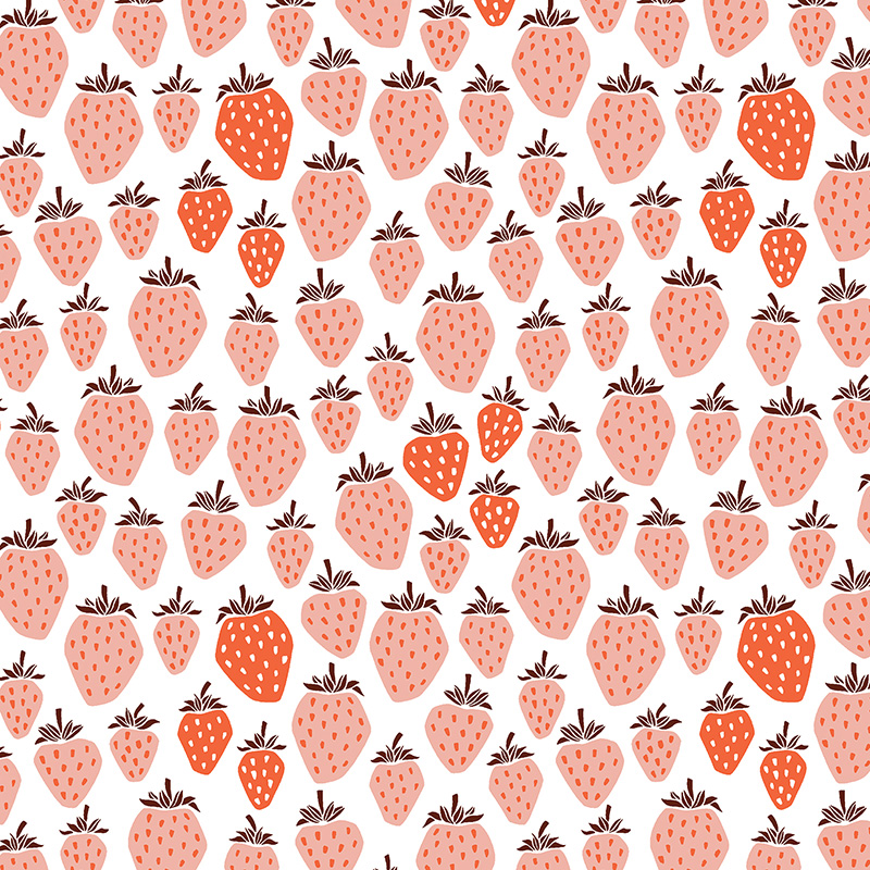 [oc]COTTON+STEEL Under the Apple Tree II いちご サマーベリー