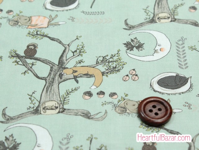 (110x58)moda HUSHABYE HOLLOW ペールグリーン