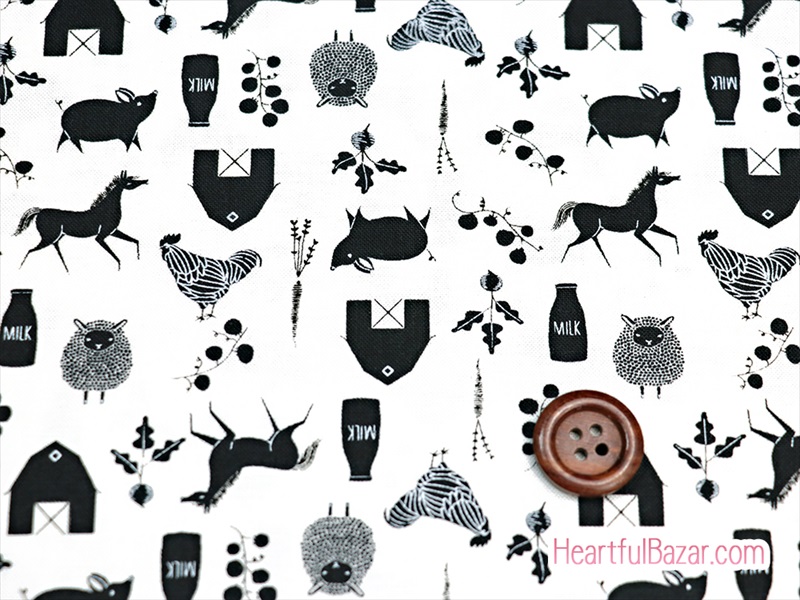 (54x50)moda FARM CHARM 農場の仲間たち