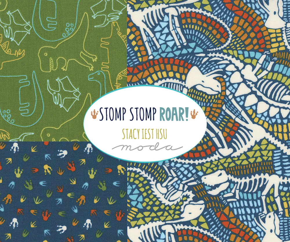 (25x25)moda STOMP STOMP ROAR! 3枚セット