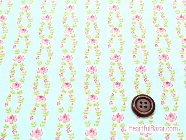 (54x50)moda Fleurs フラワーストライプ サックス