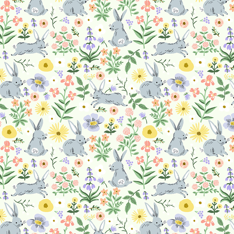 [oc]COTTON+STEEL EASTER バニー クリーム