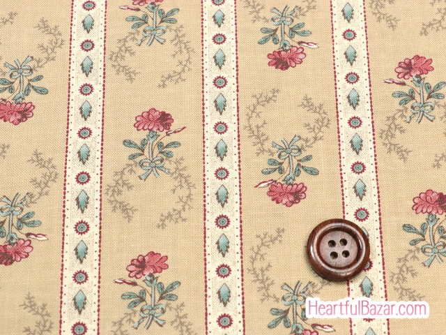 (110x30)moda Regency Romance ストライプ タン