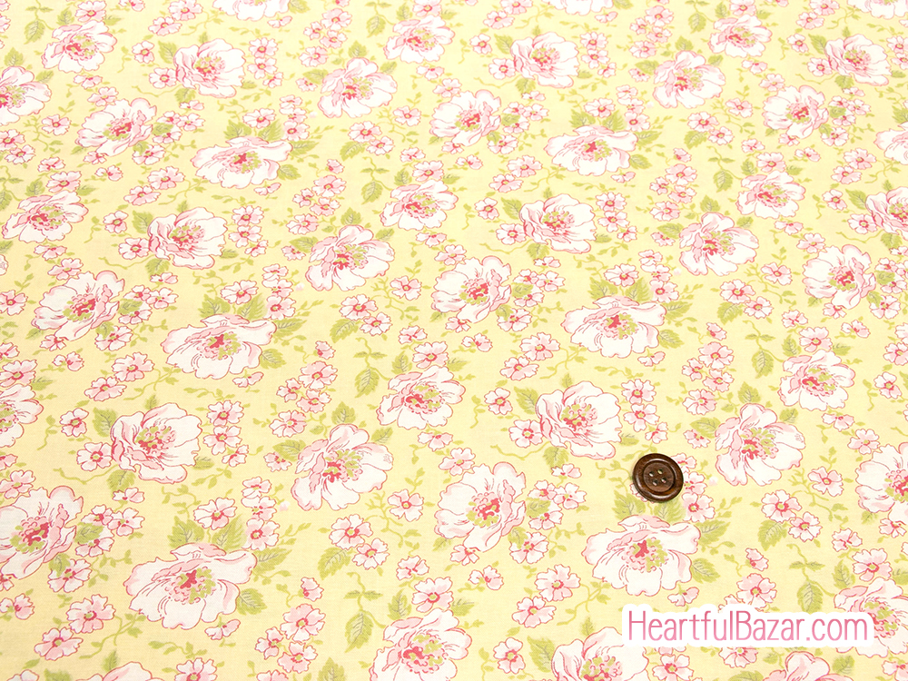 (110x60)moda Grace ローズ イエロー