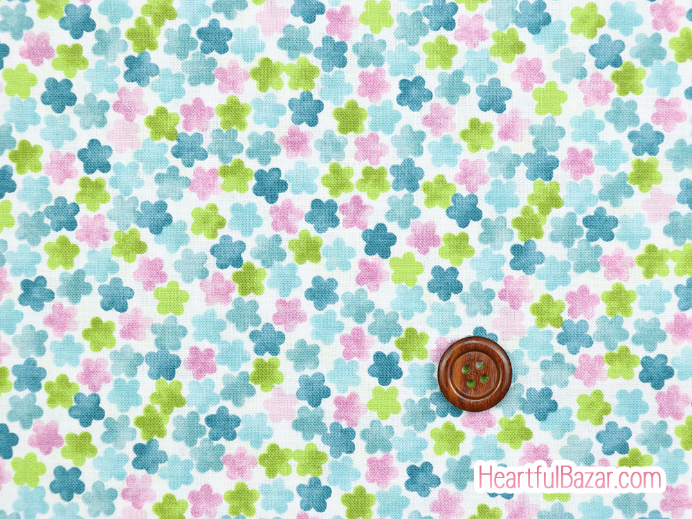 (110x60)moda Jolie ペタル・ア・ゴーゴー ブルー