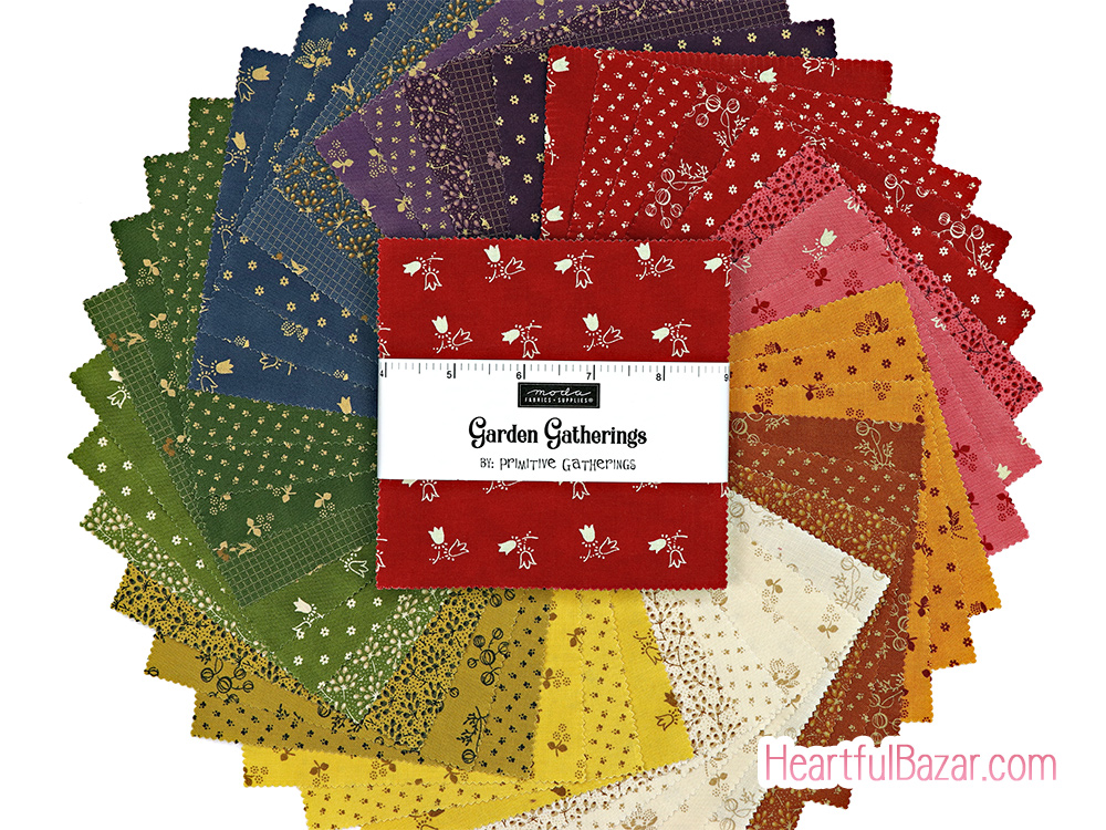 [cp]moda Garden Gatherings 花の色 42枚セット