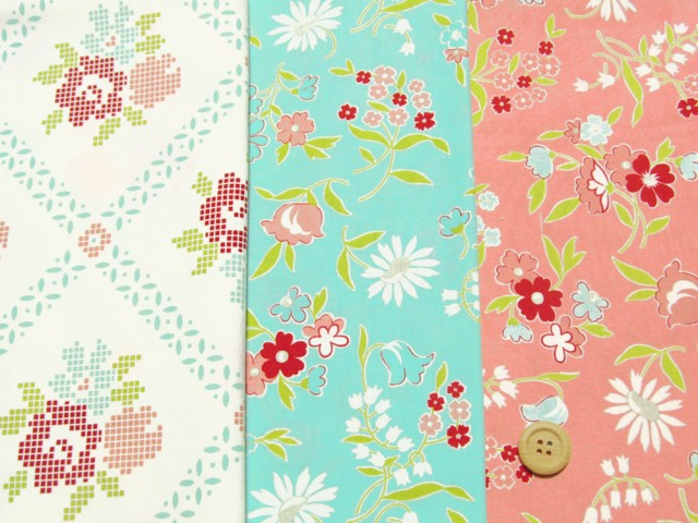 (50x25)moda Vintage Picnic 3枚セット
