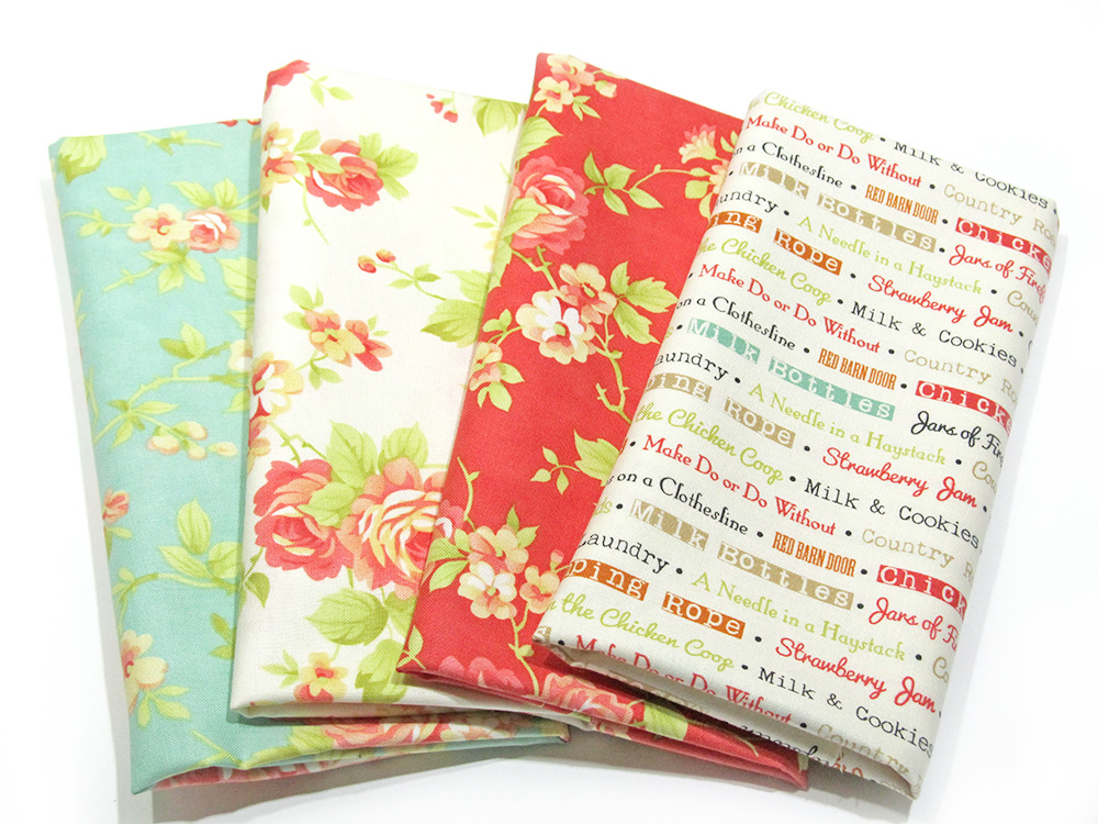 (50x25)moda Farmhouse 4枚セット