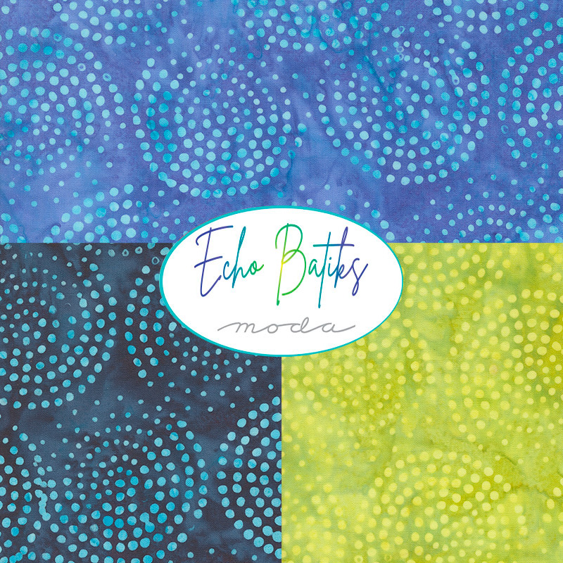 (25x25)moda Echo batiks 3枚セット