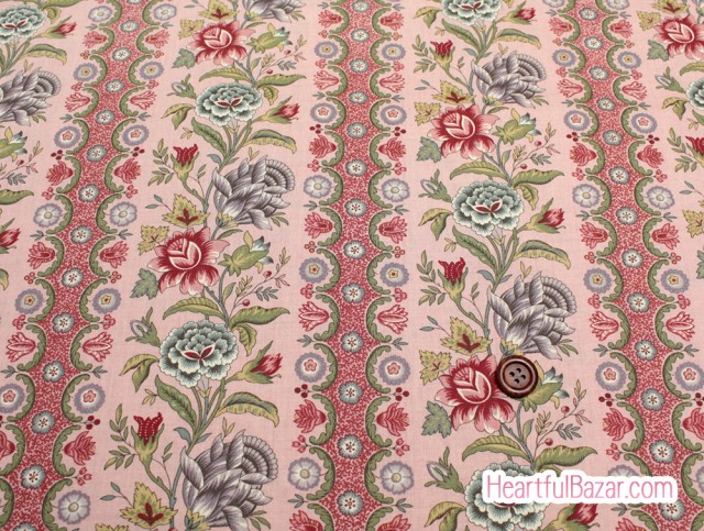 (110x64)moda Jardin de Versailles ボタニーク ローズ