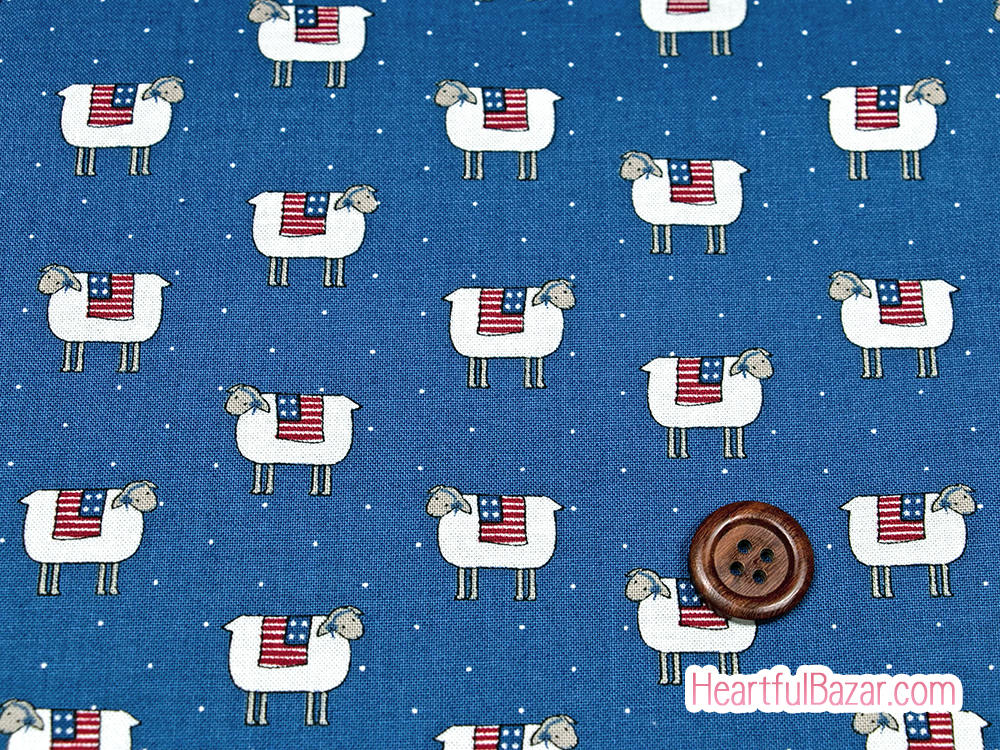 (110x65)moda Prairie Days プレイリーフレンズ ブルー