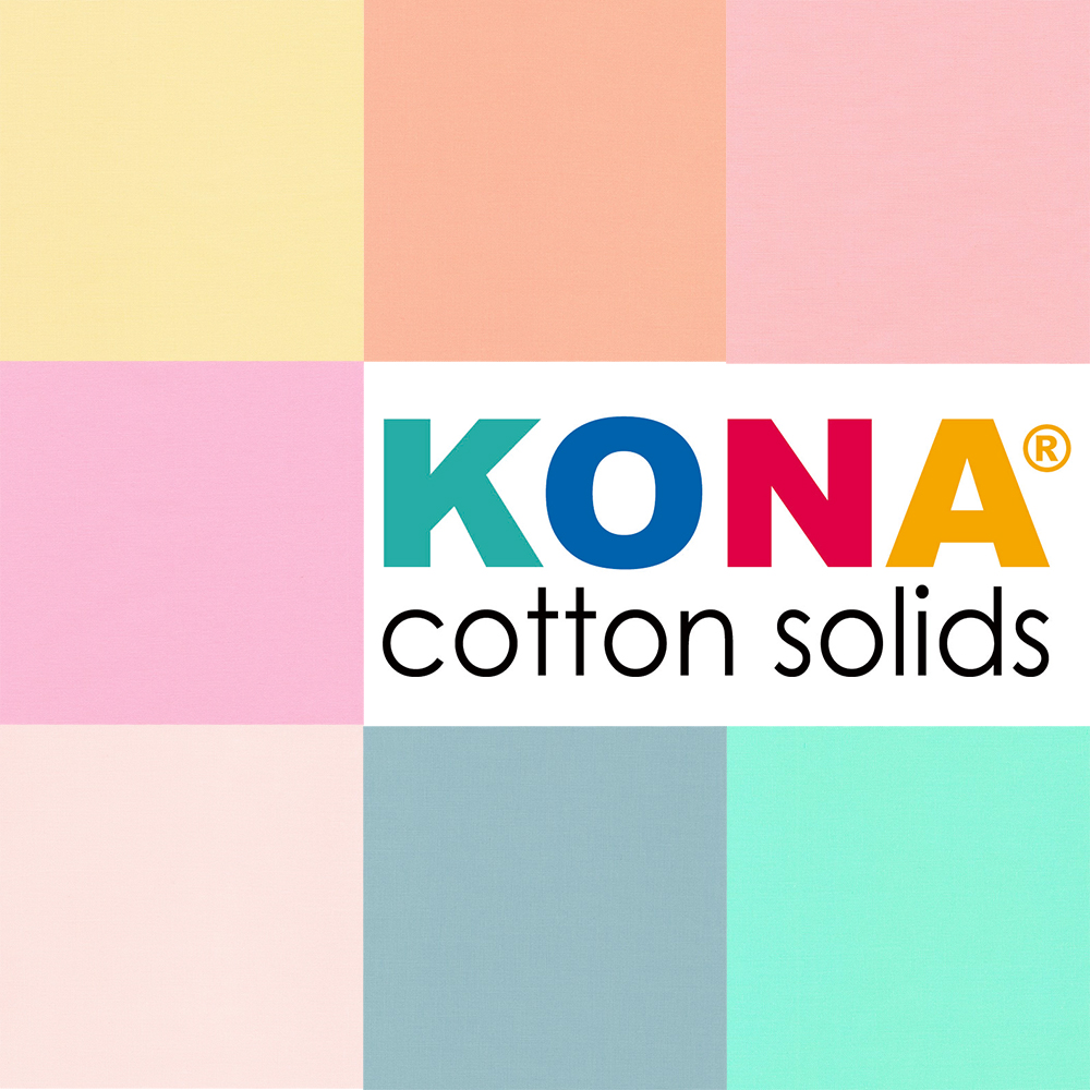 (25x25)KONA COTTON パステルカラー 7枚セット