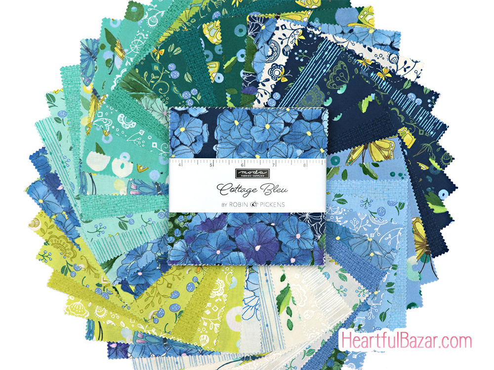 [cp]moda Cottage Bleu 42枚セット