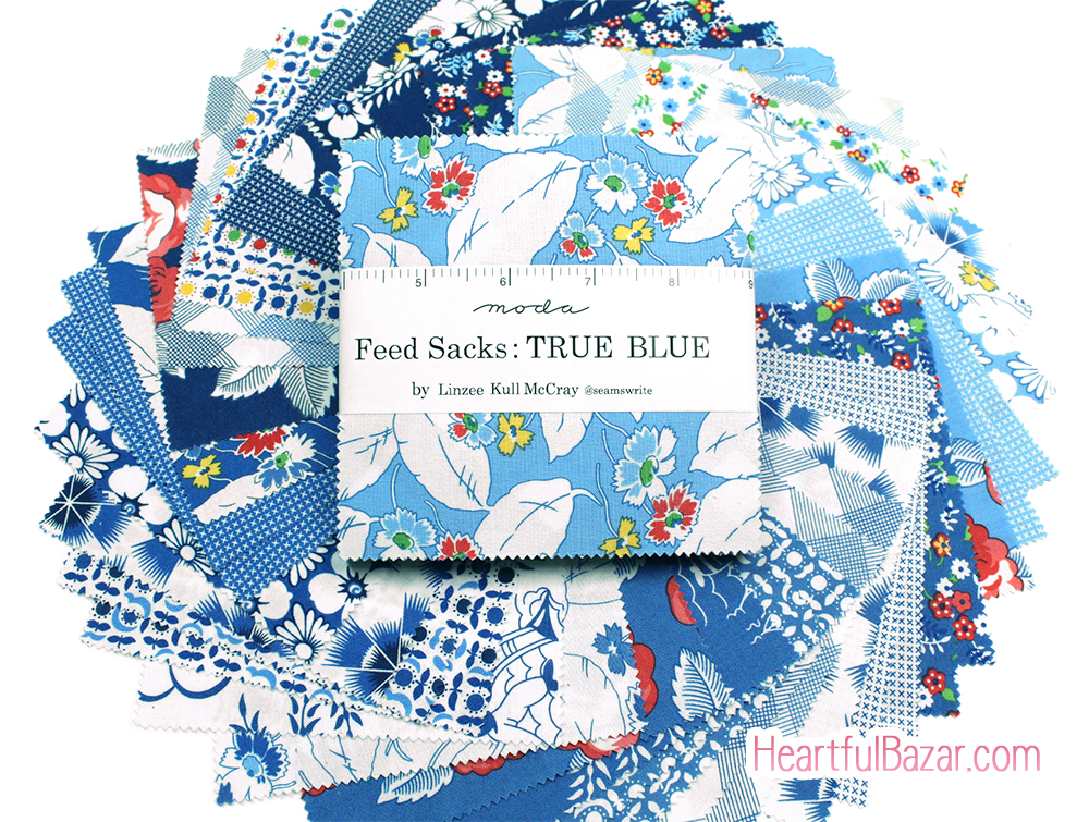 moda Feed Sacks True Blue 42枚セット