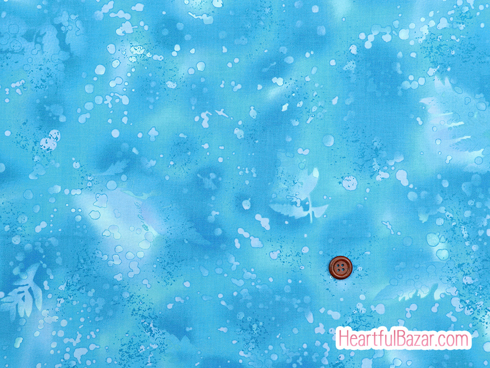 (110x84)Benartex Fossil Fern ブルートパーズ