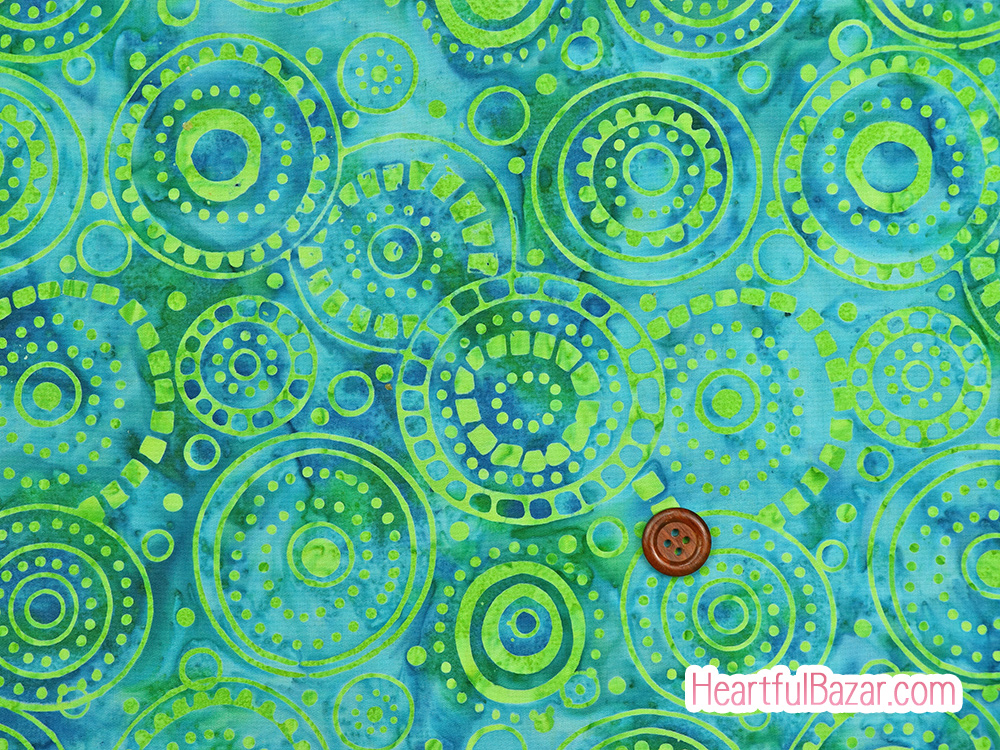 (110x136)moda Mambo Batiks ラグーン