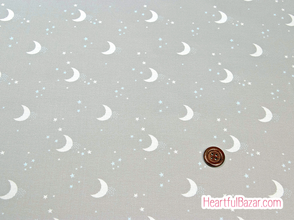 (110x53)moda LITTLE DUCKLINGS スター＆ムーン グレイ