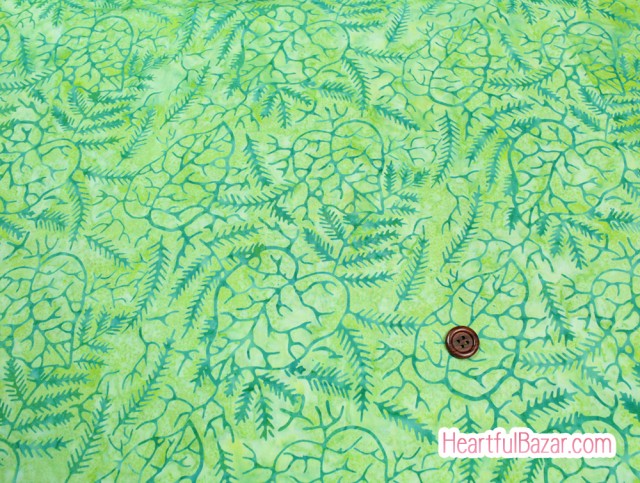 (54x50)moda Bonfire Batiks モンステラ