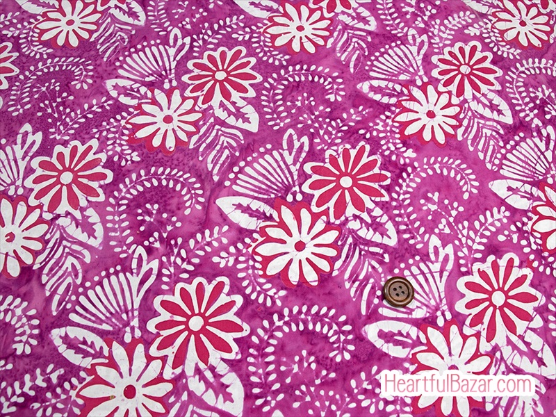 (54x50)moda confection batiks ラズベリー