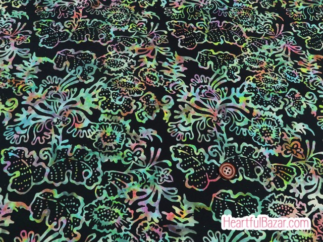 (54x50)moda Bahama Batiks オニキス