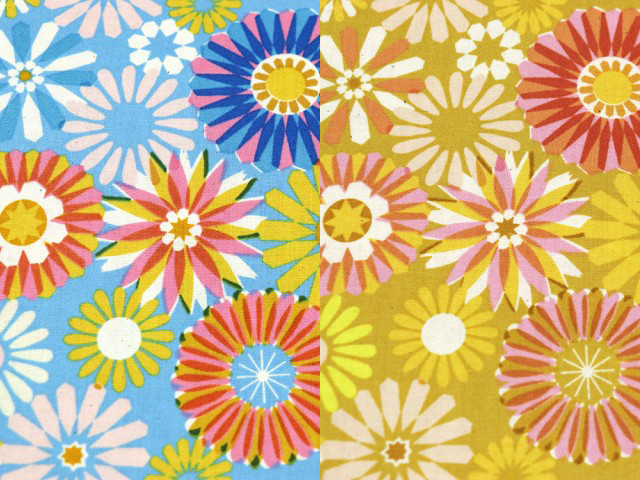 (54x50)COTTON+STEEL Freshly Picked 2枚セット