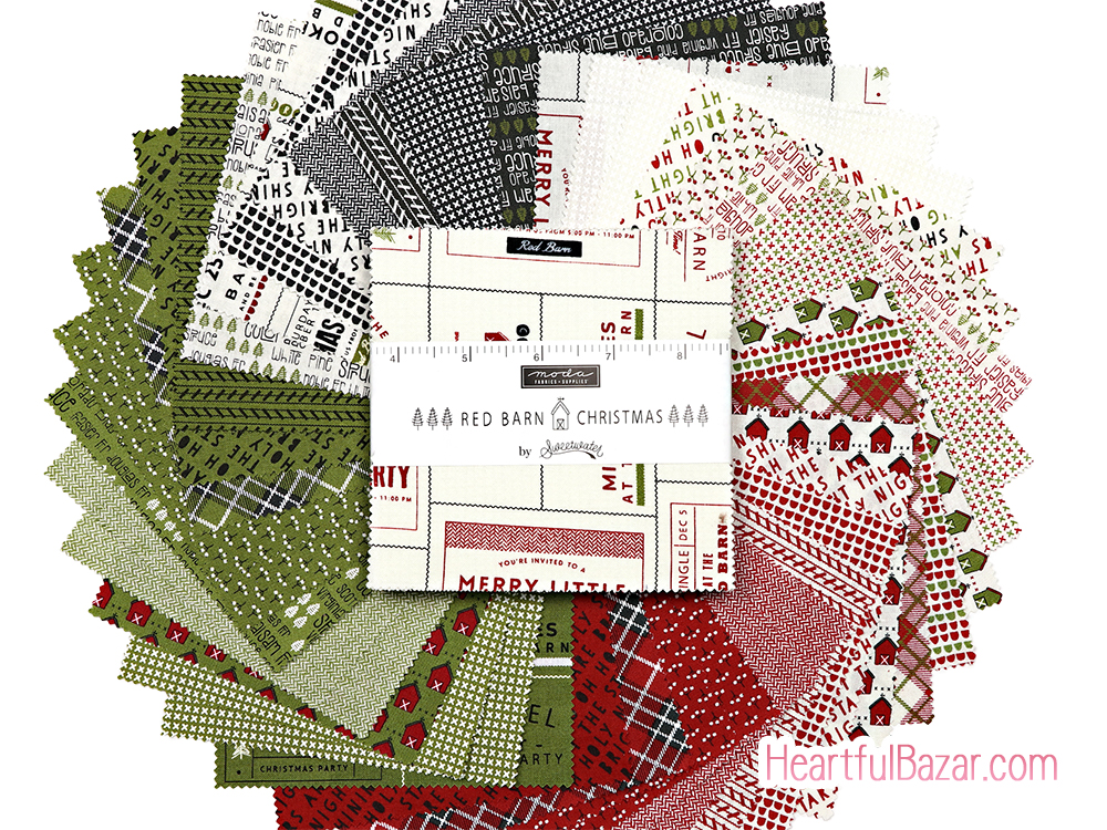 [cp]moda RED BARN CHRISTMAS 42枚セット