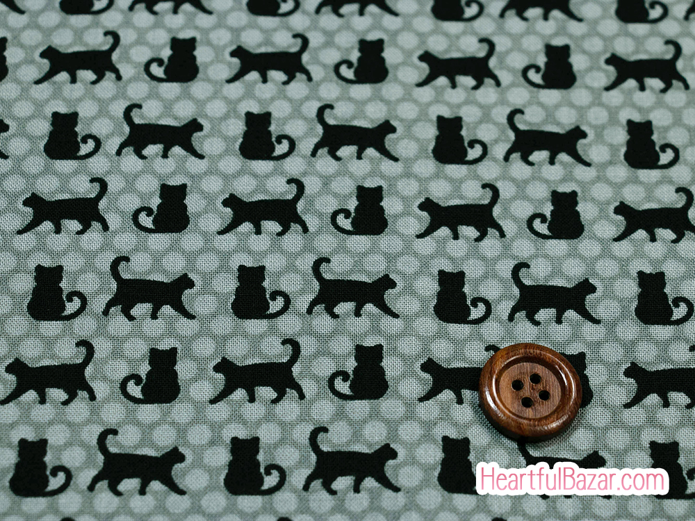 (54x50)moda midnight magic II ねこ グレー