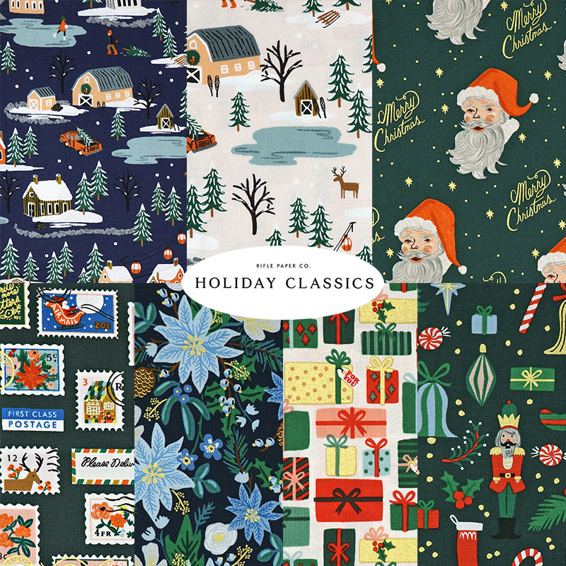 (25x25)COTTON+STEEL HOLIDAY CLASSICS II 7枚セット