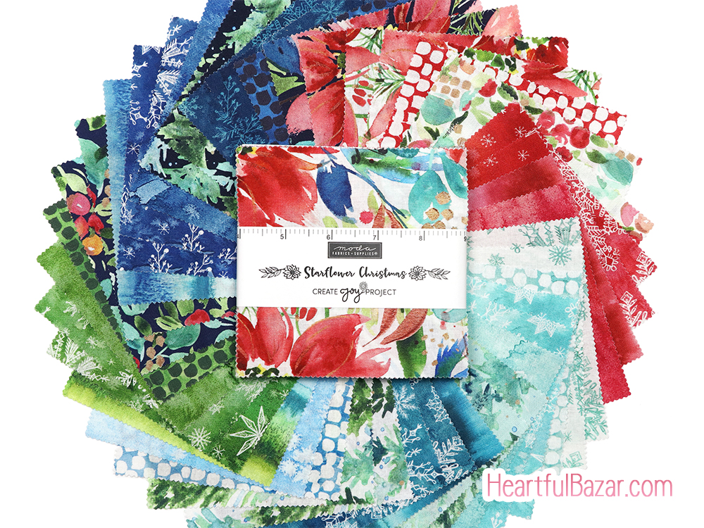 [cp]moda Starflower Christmas 42枚セット
