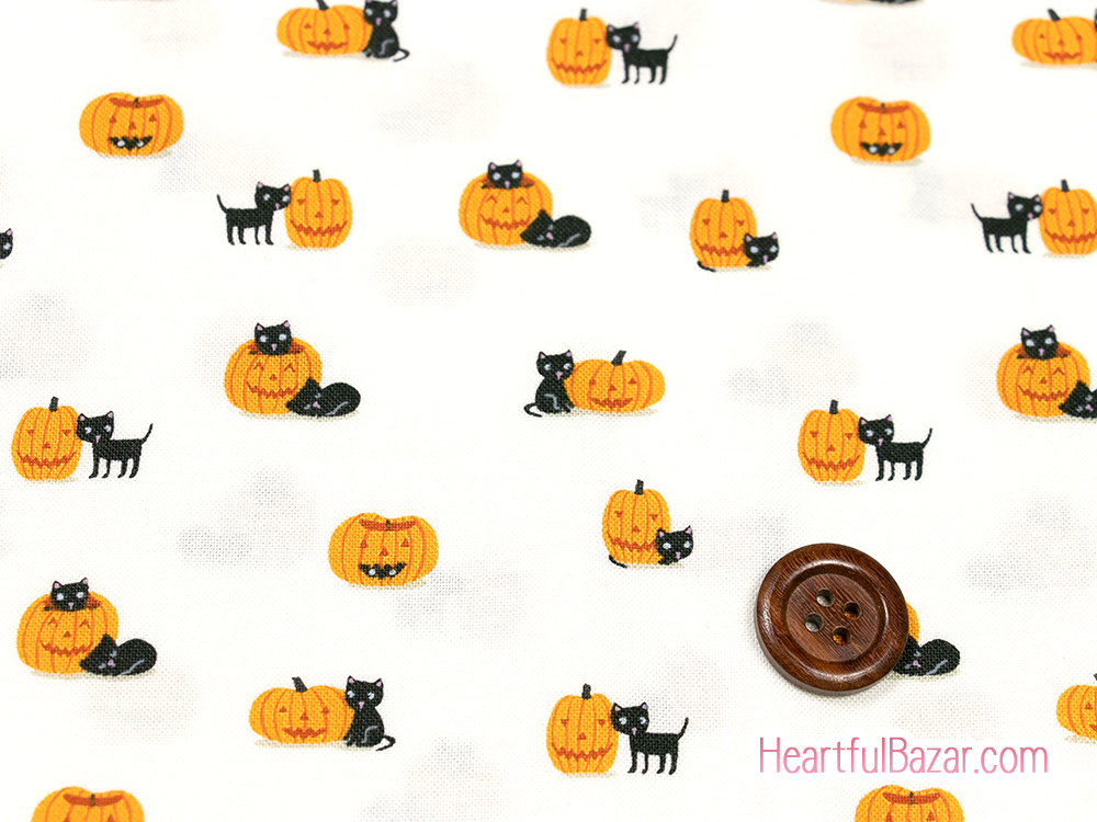 (110x44)moda GHOULS AND GOODIES かぼちゃとねこ