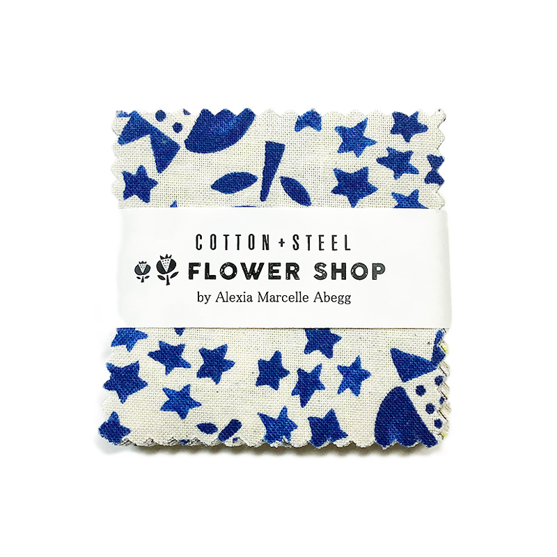 (2.5")COTTON+STEEL FLOWER SHOP 24枚セット