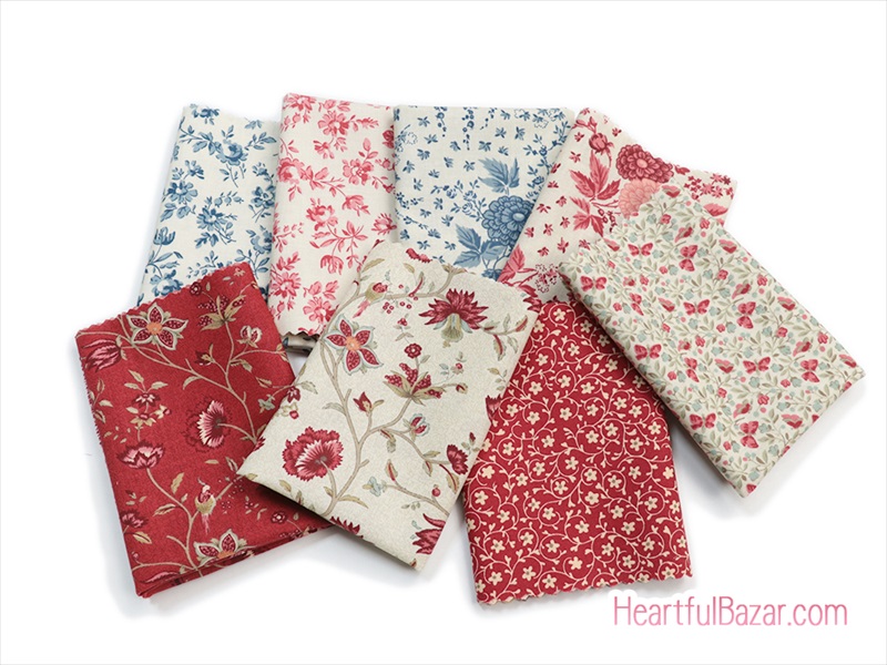 [おためし8枚セット]moda フレンチジェネラル LE BEAU PAPILLON