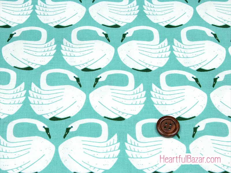 (54x50)COTTON+STEEL ON A SPRING DAY 白鳥 アクア