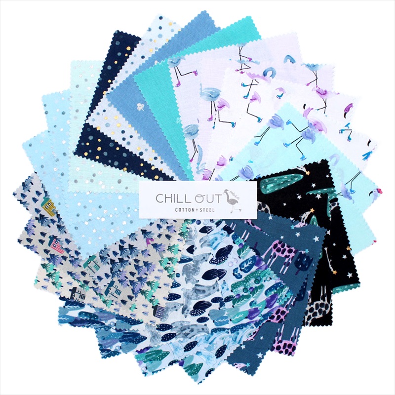 [宝市限定価格]COTTON+STEEL CHILL OUT 24枚セット
