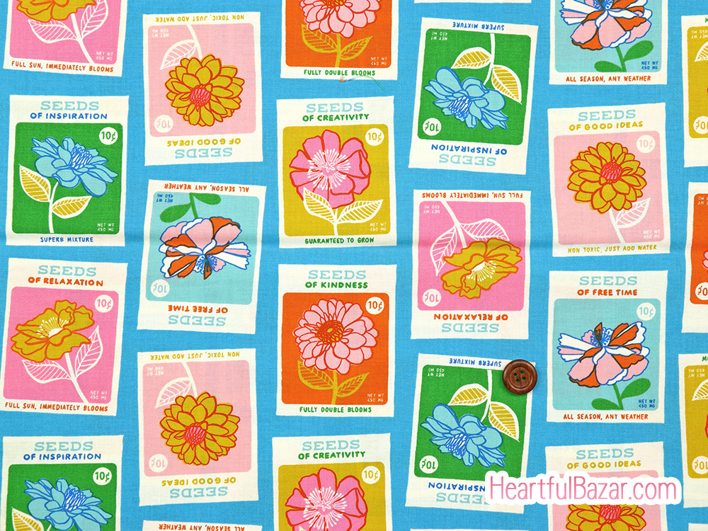 (110x91)RSS FLOWERLAND 種のパッケージ ブルー