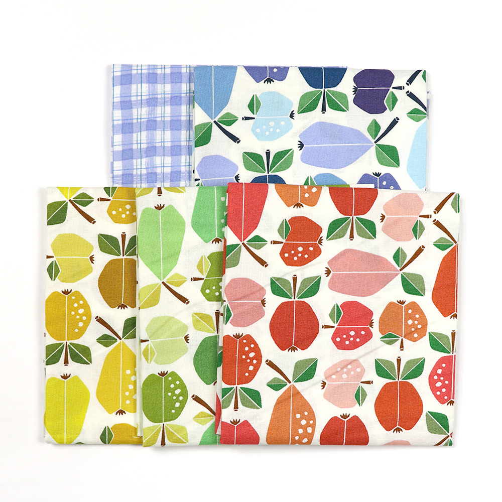 (55x45)COTTON+STEEL Under the Apple Tree 果樹園 5枚セット