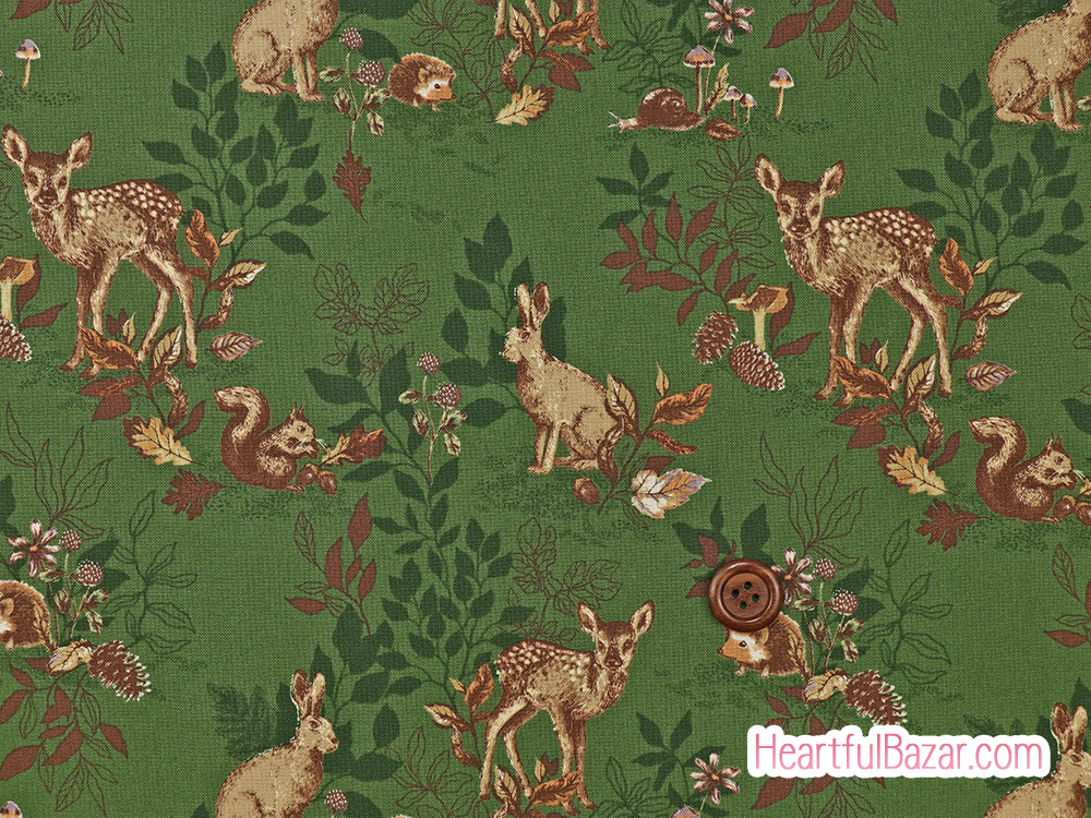 [oc]moda Autumn Forest 森の動物たち グリーン