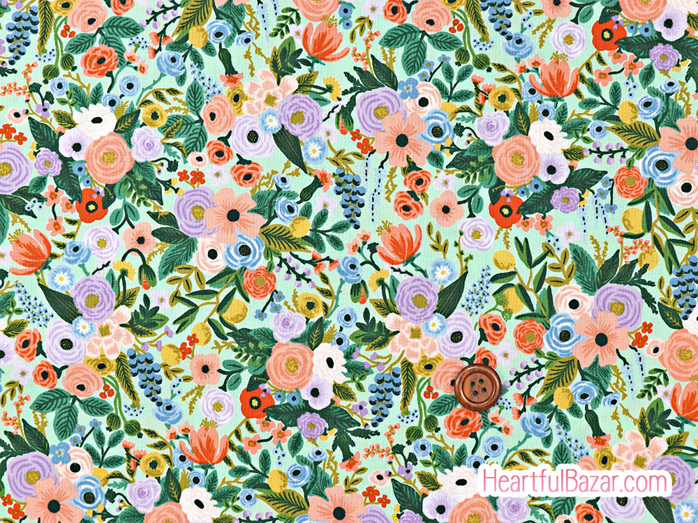 [oc]COTTON+STEEL ORCHARD プチガーデン ミント