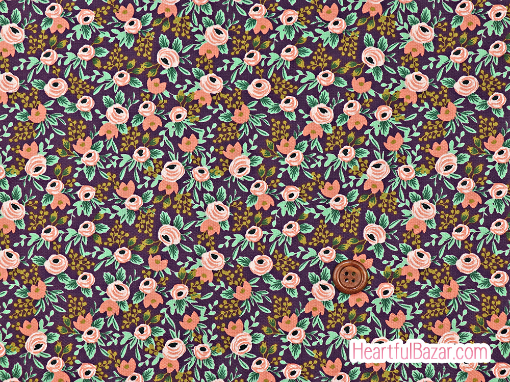 [oc]COTTON+STEEL ORCHARD ローザ バーガンディ