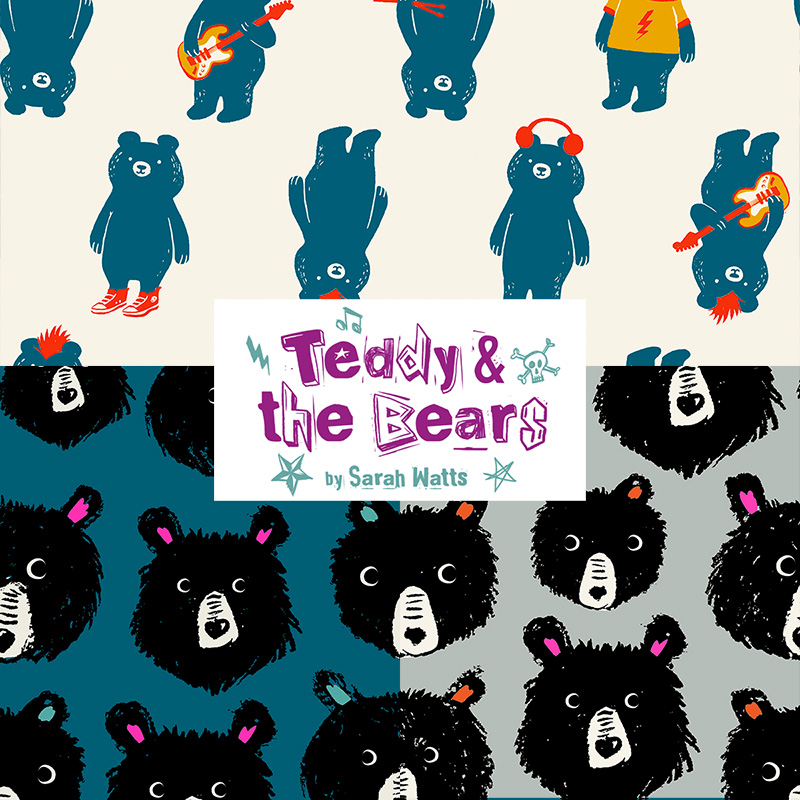 (25x25)RUBY STAR SOCIETY Teddy & the Bears 3枚セット