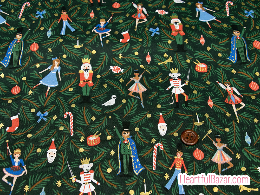 (110x50)COTTON+STEEL HOLIDAY CLASSICS くるみ割り人形