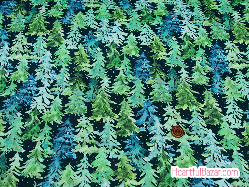 (110x86)moda Starflower Christmas 冬の森