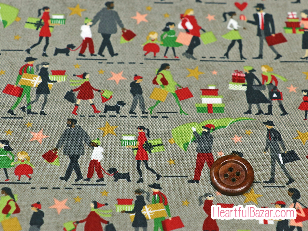 (110x75)moda HUSTLE & BUSTLE ギフト グレー