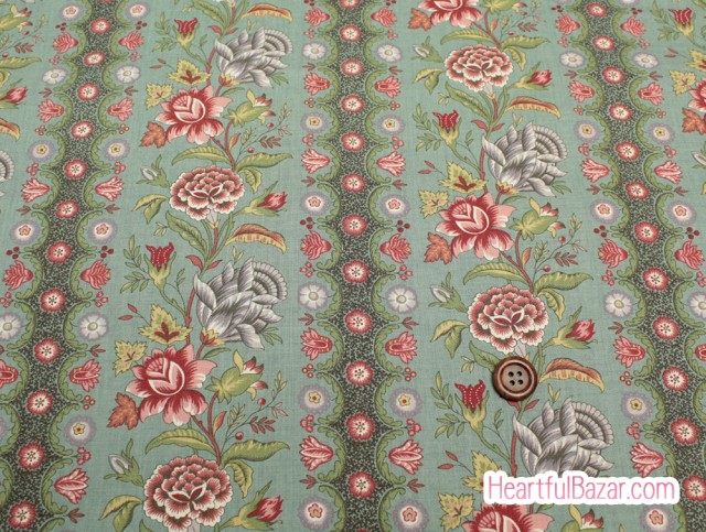 (110x86)moda Jardin de Versailles ボタニーク グレイ