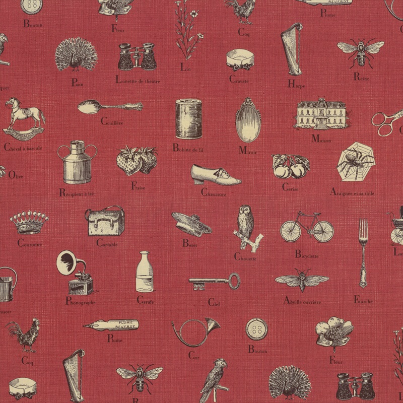 (54x50)moda LA PETITE ECOLE レッド