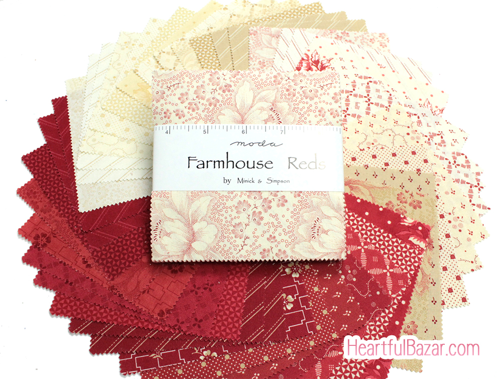 moda Farmhouse Reds 42枚セット