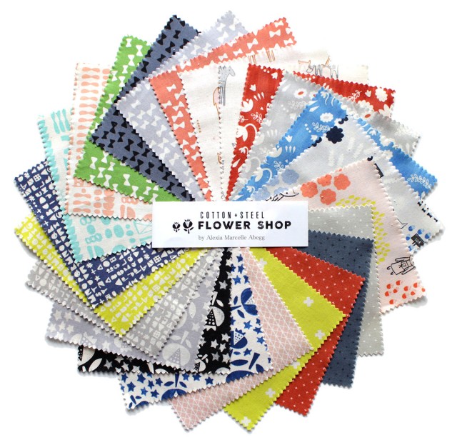 [5"]COTTON+STEEL FLOWER SHOP 24枚セット