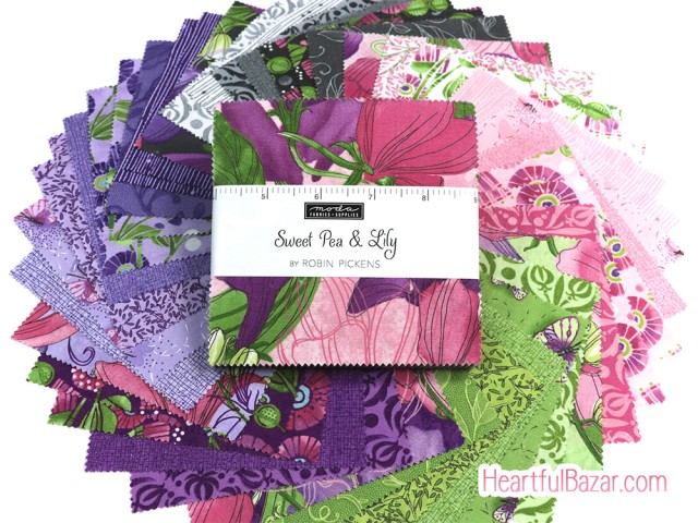 [cp]moda Sweet Pea & Lily 42枚セット
